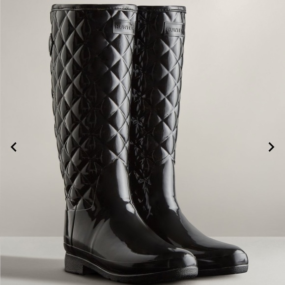 Shoes - Hunter Quilted Tall Rain Boots
